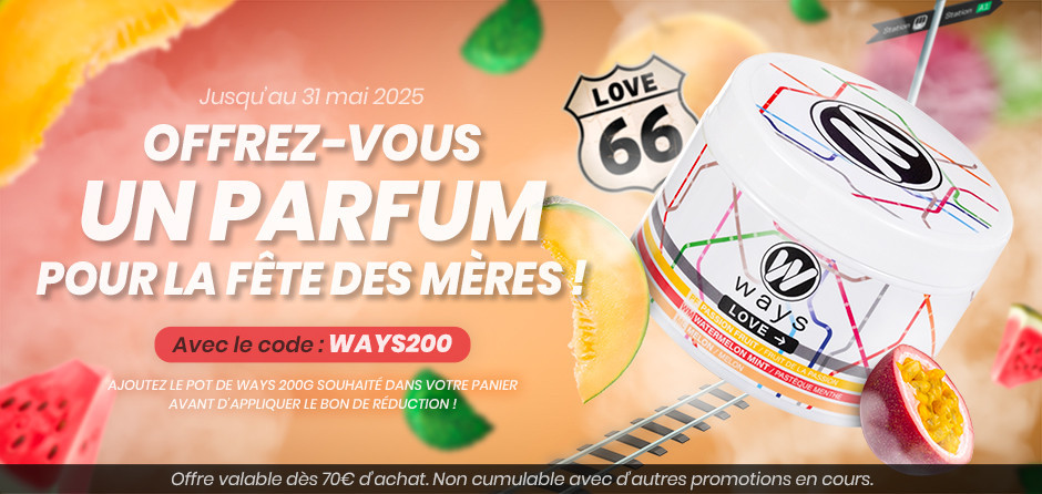 A 200g jar of Ways offered for Mother's Day!